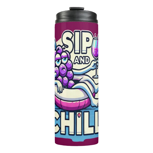 Sip And Chill Thermal Tumbler (Front)
