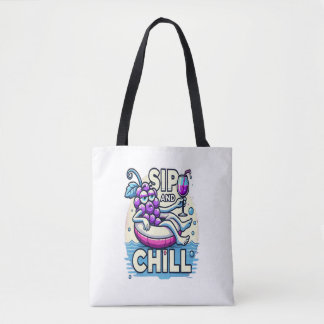 Sip And Chill Tote Bag