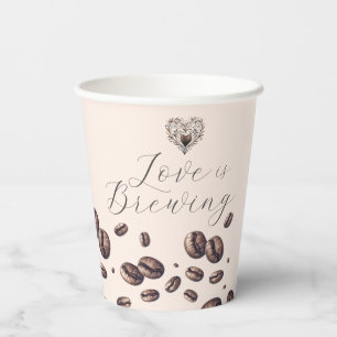 Sip and See Butterfly Theme Purple Custom Paper Cups