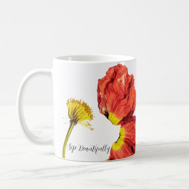 Sip Beautifully Classic Mug, 11 oz Coffee Mug (Left)