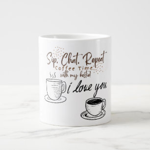 Sip, Chat, Repeat: Coffee Mug Best Friend 