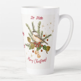 Sip & Cherish: Your "Postcard" Christmas Mug;  Latte Mug