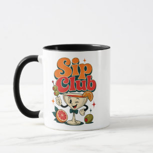 Sip Club Retro Cocktail Mug