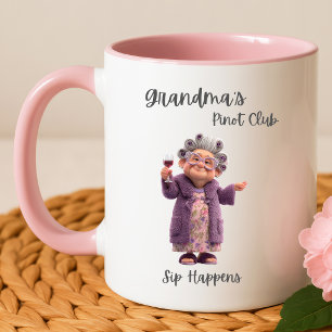 Sip Happens Coffee Mug – Grandma’s Pinot Club