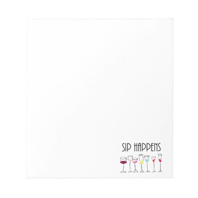 SIP HAPPENS NOTEPAD (Front)