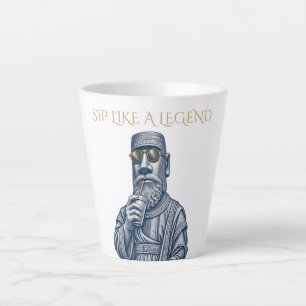SIP LIKE A LEGEND Vintage Art Latte Mug