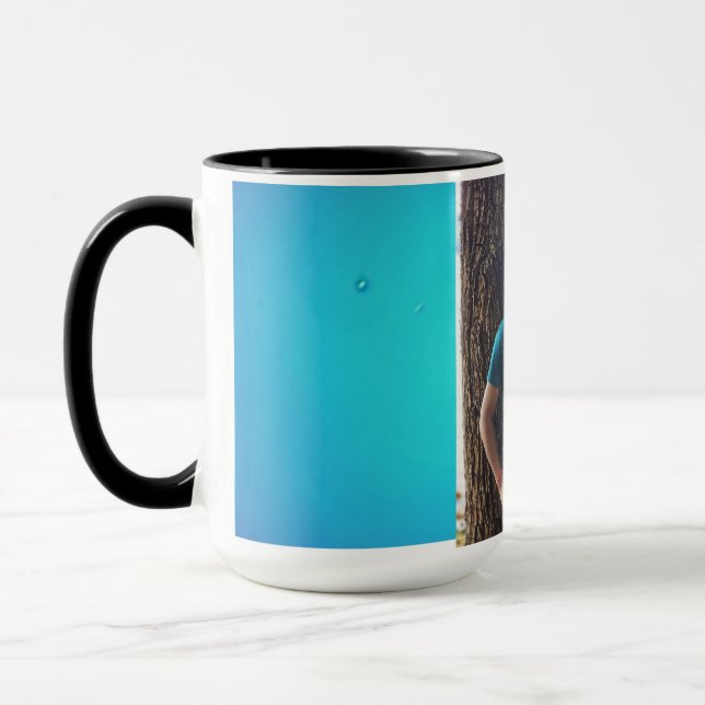 "Sip of Serenity: attractive coffee Mug" Mug (Left)