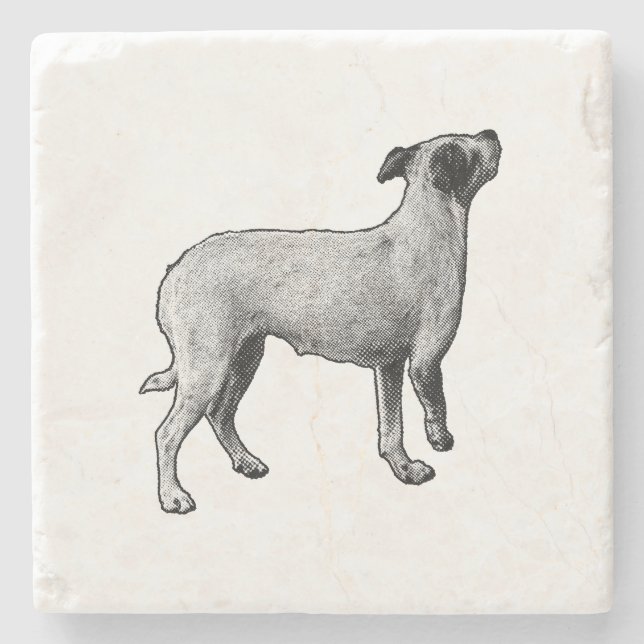 Sip Pause, Tiny Stars Stone Coaster (Front)