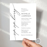 Sip, Sip, Hooray, Bridal Shower Party Celebration