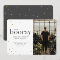 Sip sip hooray modern elegant birthday party