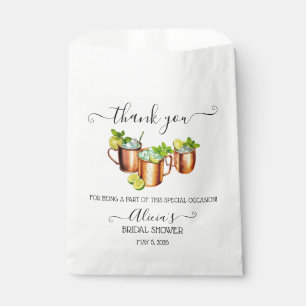 Sip, Sip, Hooray! Moscow Mule Bridal Shower Favour Bag