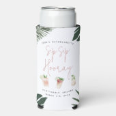 Sip Sip Hooray Personalised Bachelorette Party Seltzer Can Cooler (Seltzer Front)