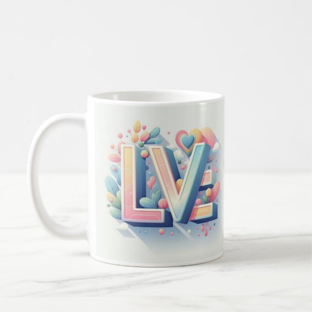 Sip/ Smile/ Love Coffee Mug (Left)