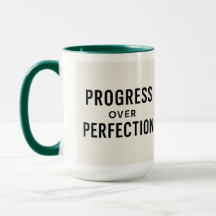 Sip Success: Progress Over Perfection Mug