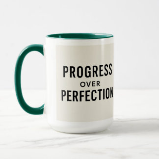 Sip Success: Progress Over Perfection Mug