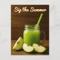 Sip the Summer – Green Apple Juice & Fresh Fruit