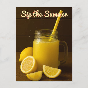 Sip the Summer – Lemon Juice Postcard