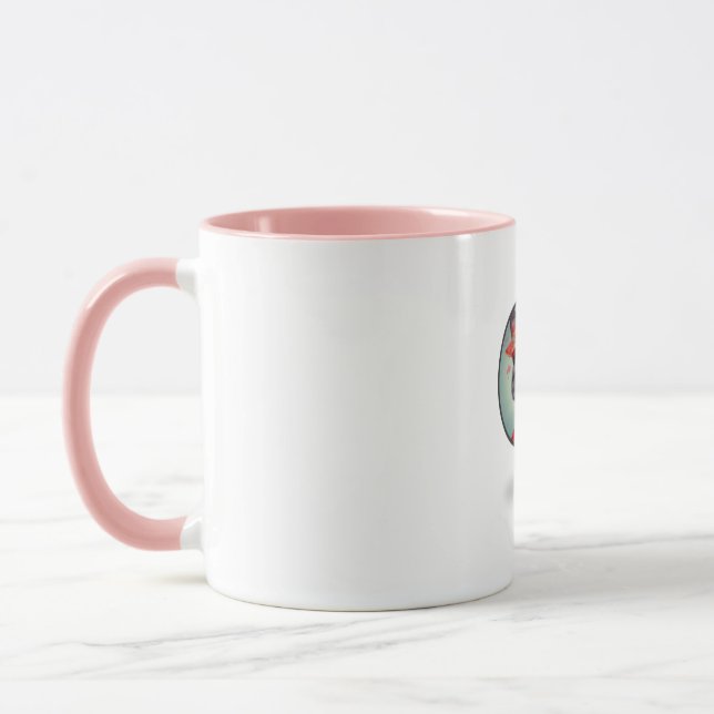 Sip with a Meow: Cute Cat Designs Mug (Left)