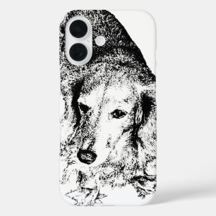 Sip With Backbone – Dachshund iPhone 16 Case