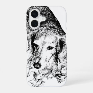 Sip With Backbone – Dachshund iPhone 16 Case