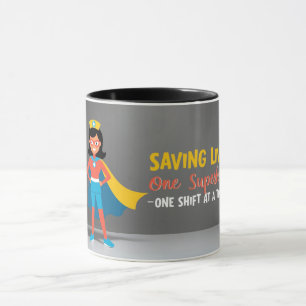 Sip Your Strength: Nurse Superhero Mug