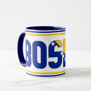 Sippin' with Bosnia Patriotic Coffee Mug
