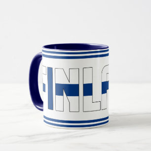"Sippin' with Finland" Patriotic Coffee Mug