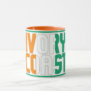 "Sippin' with Ivory Coast" Patriotic Coffee Mug