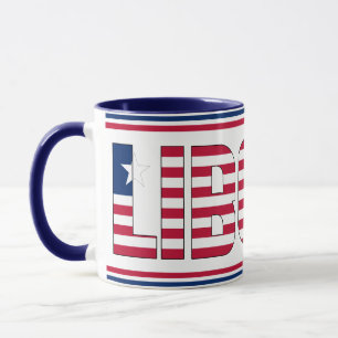 "Sippin' with Liberia" Patriotic Coffee Mug