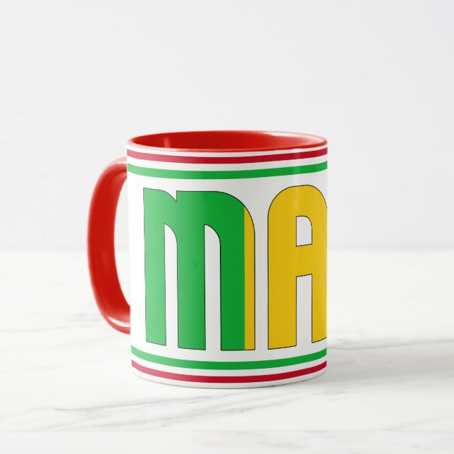 Sippin' with Mali Patriotic Coffee Mug (Front Left)