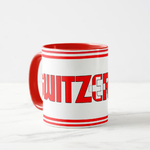 Sippin' with Switzerland Patriotic Coffee Mug