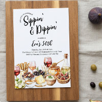 Sipping and Dipping Charcuterie Any Age Birthday