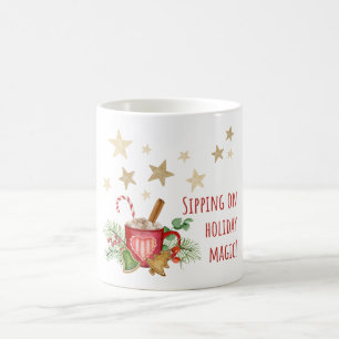 Sipping on Holiday Mug – Cosy Christmas Coffee Mug