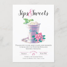 Sips & Sweets Invitation
