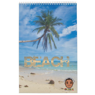 Siquijor Beach Desktop Calendar