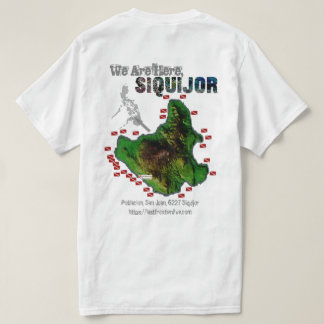 Siquijor Map[Back Print Only] T-Shirt