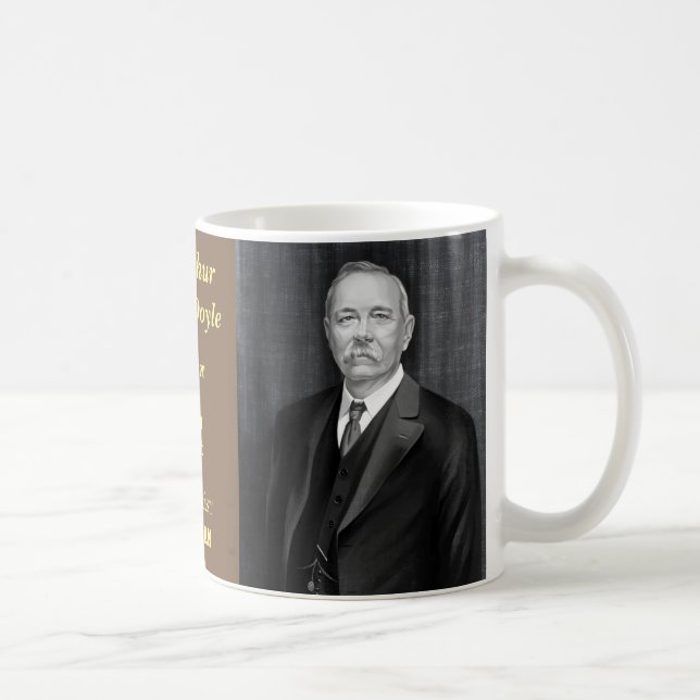 sir Arthur Conan Doyle Coffee Mug (Right)