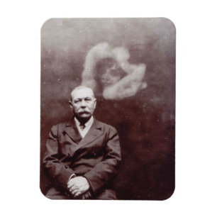 Sir Arthur Conan Doyle with Ghost by Ada Deane Magnet