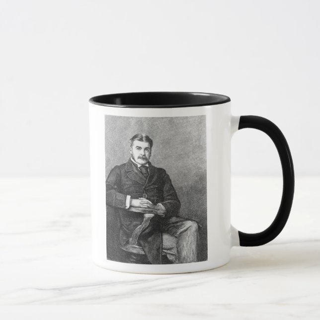 Sir Arthur Sullivan, engraved by C. Carter Mug (Right)