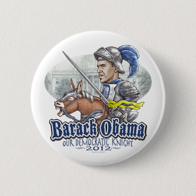 Sir Barack Obama 6 Cm Round Badge (Front)
