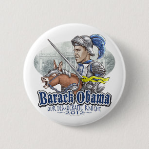Sir Barack Obama 6 Cm Round Badge