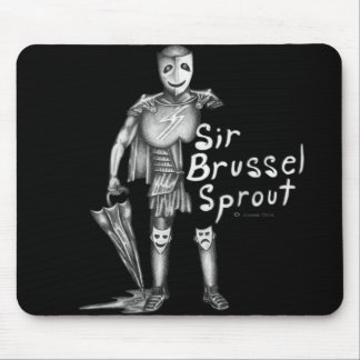 Sir Brussel Sprout Mouse Pad