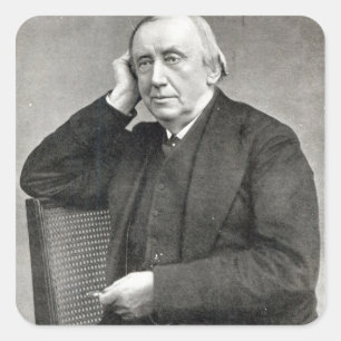Sir Charles Halle, c.1880 Square Sticker