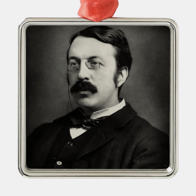 Sir Charles Villiers Stanford Metal Tree Decoration (Front)