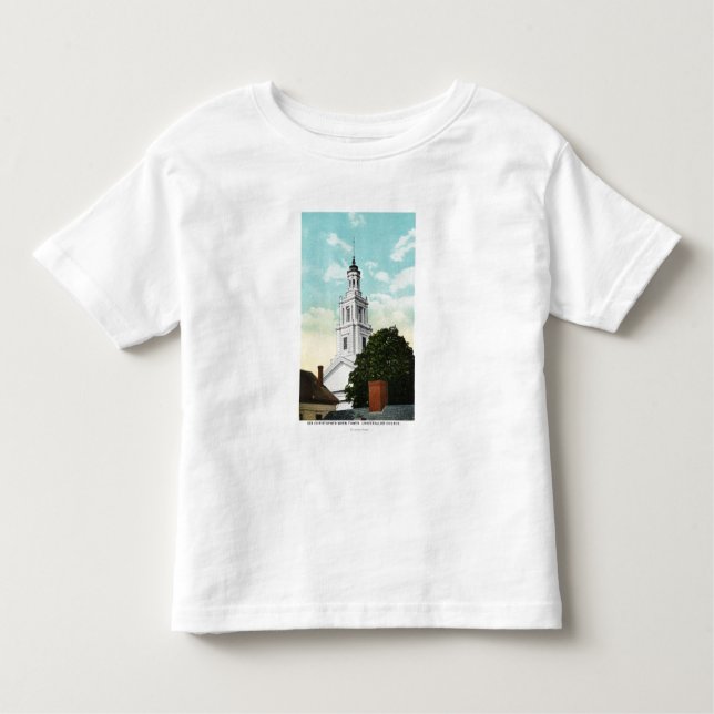 Sir Christopher Wren Tower View Toddler T-Shirt (Front)