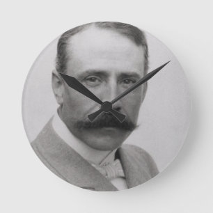 Sir Edward Elgar (1857-1934) (photo) Round Clock