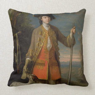 Sir Edward Hales, 1744 (oil on canvas) Cushion