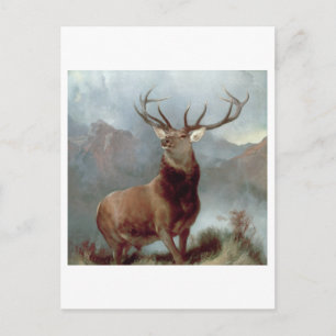 Sir Edwin Landseer   Monarch of the Glen, 1851 Postcard