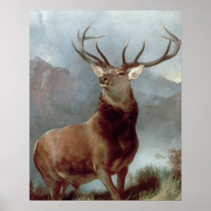 Sir Edwin Landseer   Monarch of the Glen, 1851 Poster