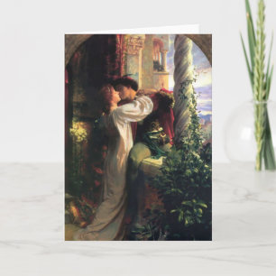 Sir Frank Dicksee, Romeo and Juliet Greeting Card